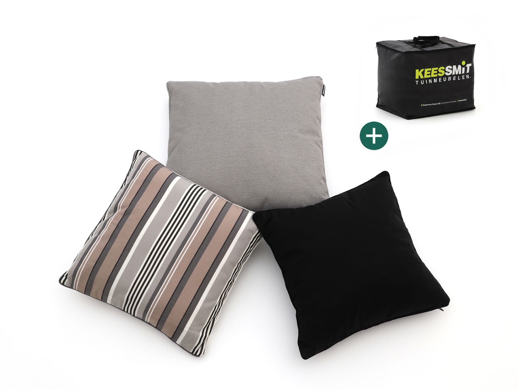 Sierkussen set Timeless Stripe Natural