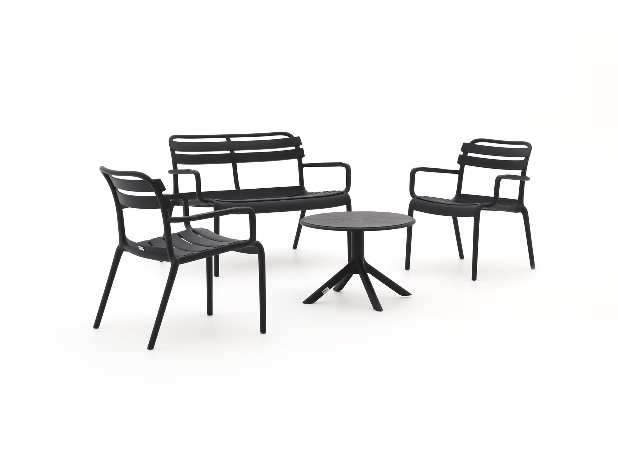 Forza Vico/Rieti ø60 stoel-bank loungeset 4-delig