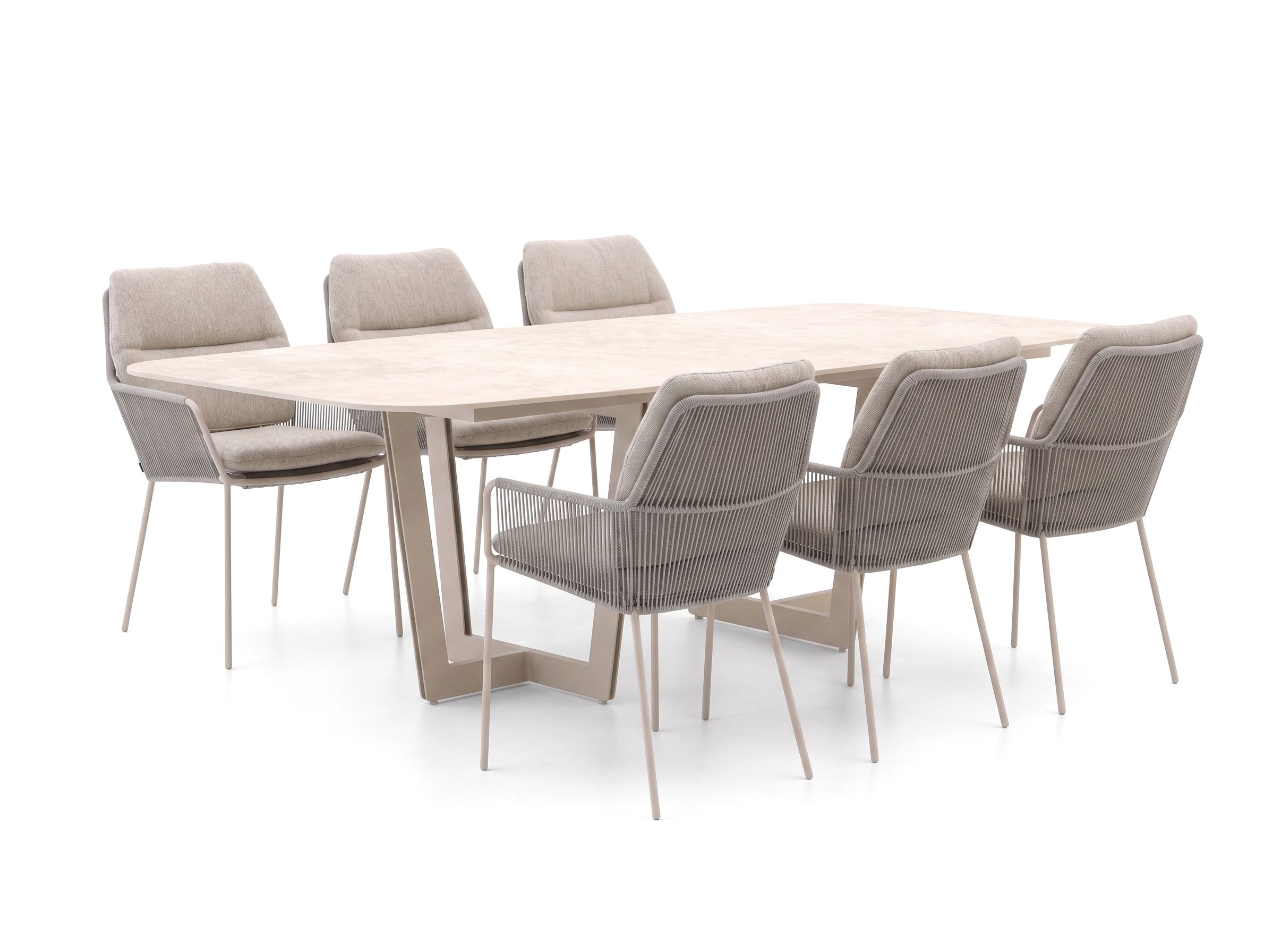 SUNS Punta/Palermo 240cm dining tuinset 7-delig