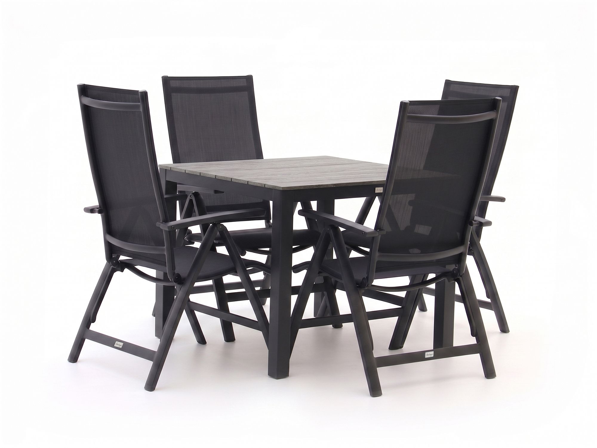 Bellagio Avenza/Fidenza 90cm dining tuinset 5-delig verstelbaar