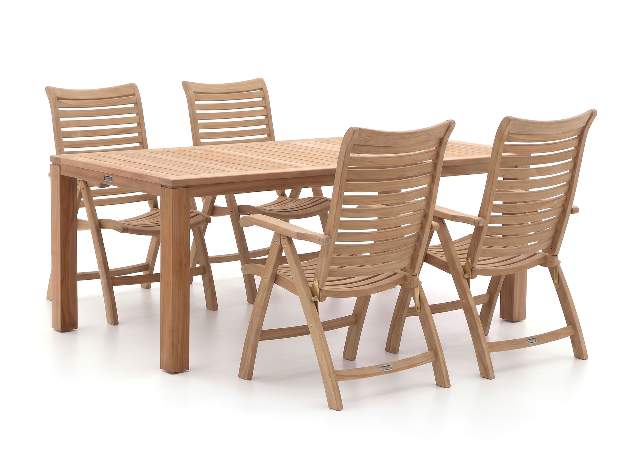 Sunyard Corby/Buxton 200cm dining tuinset 5-delig verstelbaar