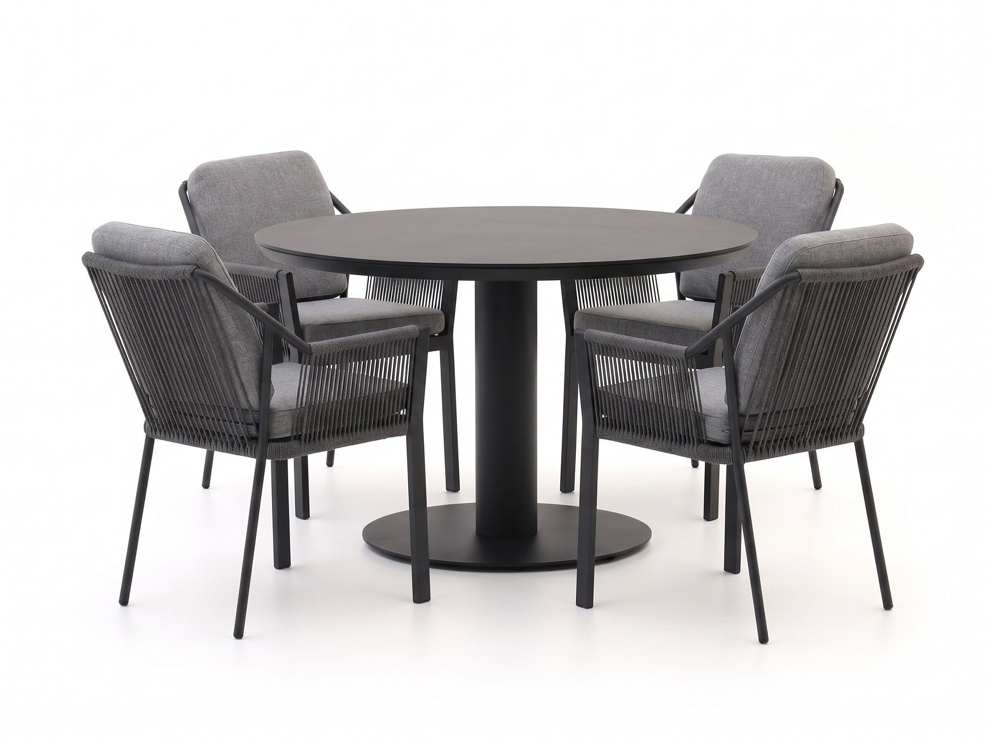 Tierra Outdoor Liv/La Fonte ø120cm dining tuinset 5-delig