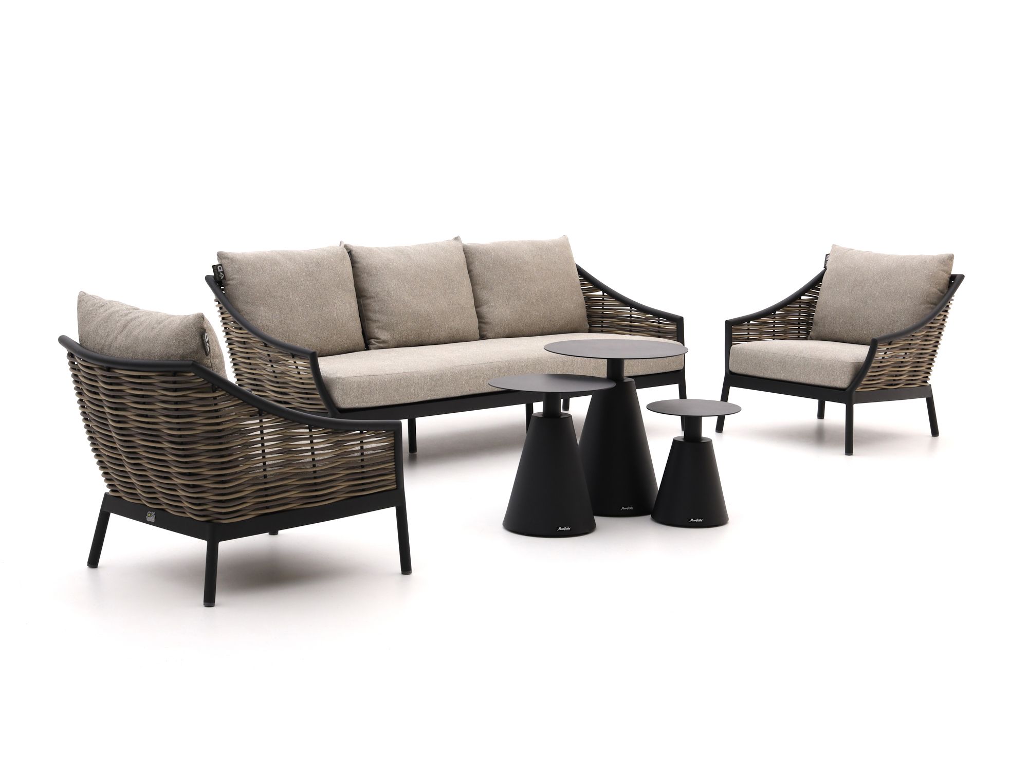 Apple Bee Milou/Tusa stoel-bank loungeset 5-zits 6-delig