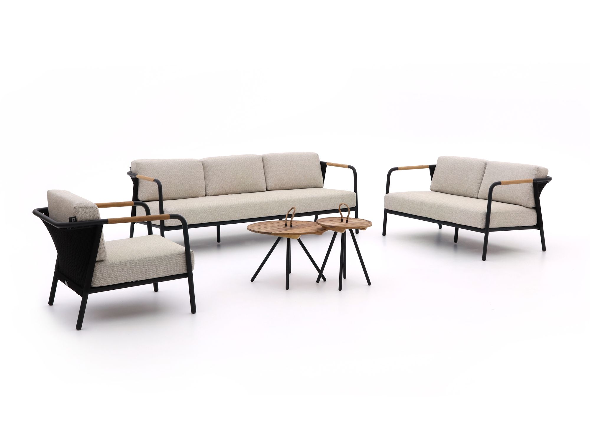 Apple Bee Elle stoel-bank loungeset 5-delig