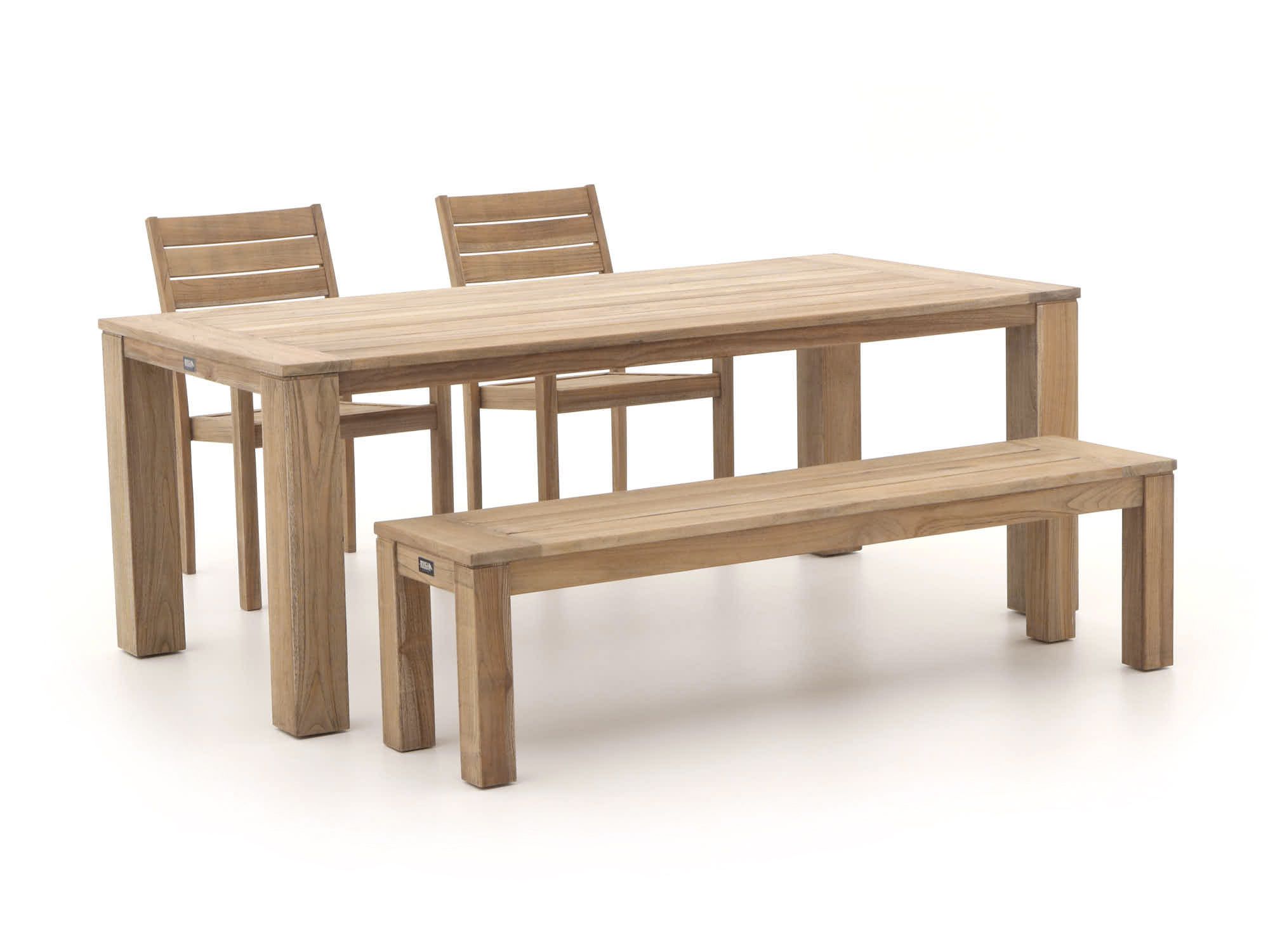 ROUGH-S/ROUGH-X 200cm dining tuinset 4-delig stapelbaar