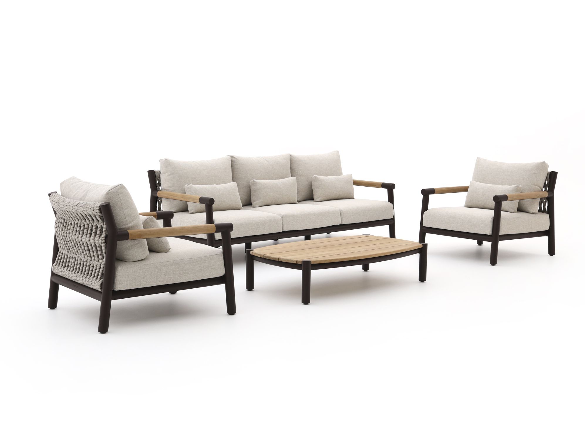 Zavelli Divina stoel-bank loungeset 4-delig 5-zits