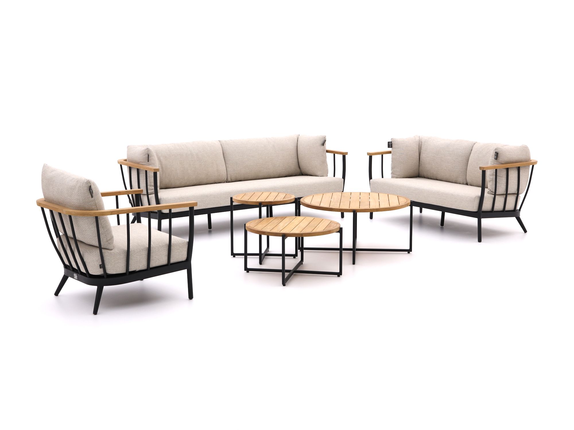 Apple Bee Condor stoel-bank loungeset 6-delig 6-zits