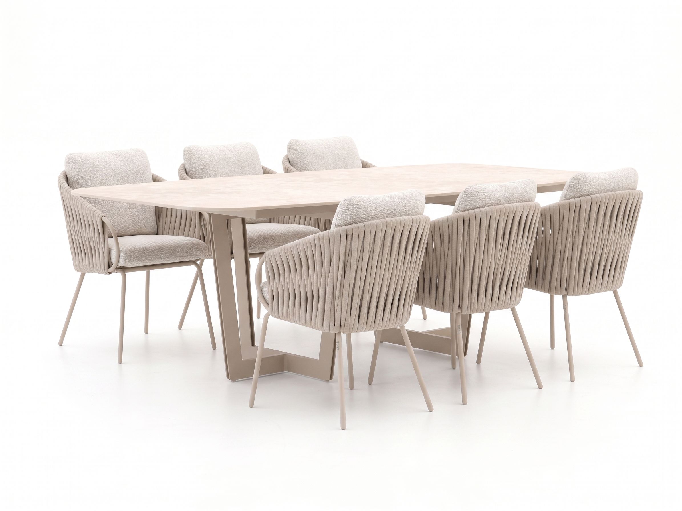 SUNS Dolce/Palermo 240cm dining tuinset 7-delig
