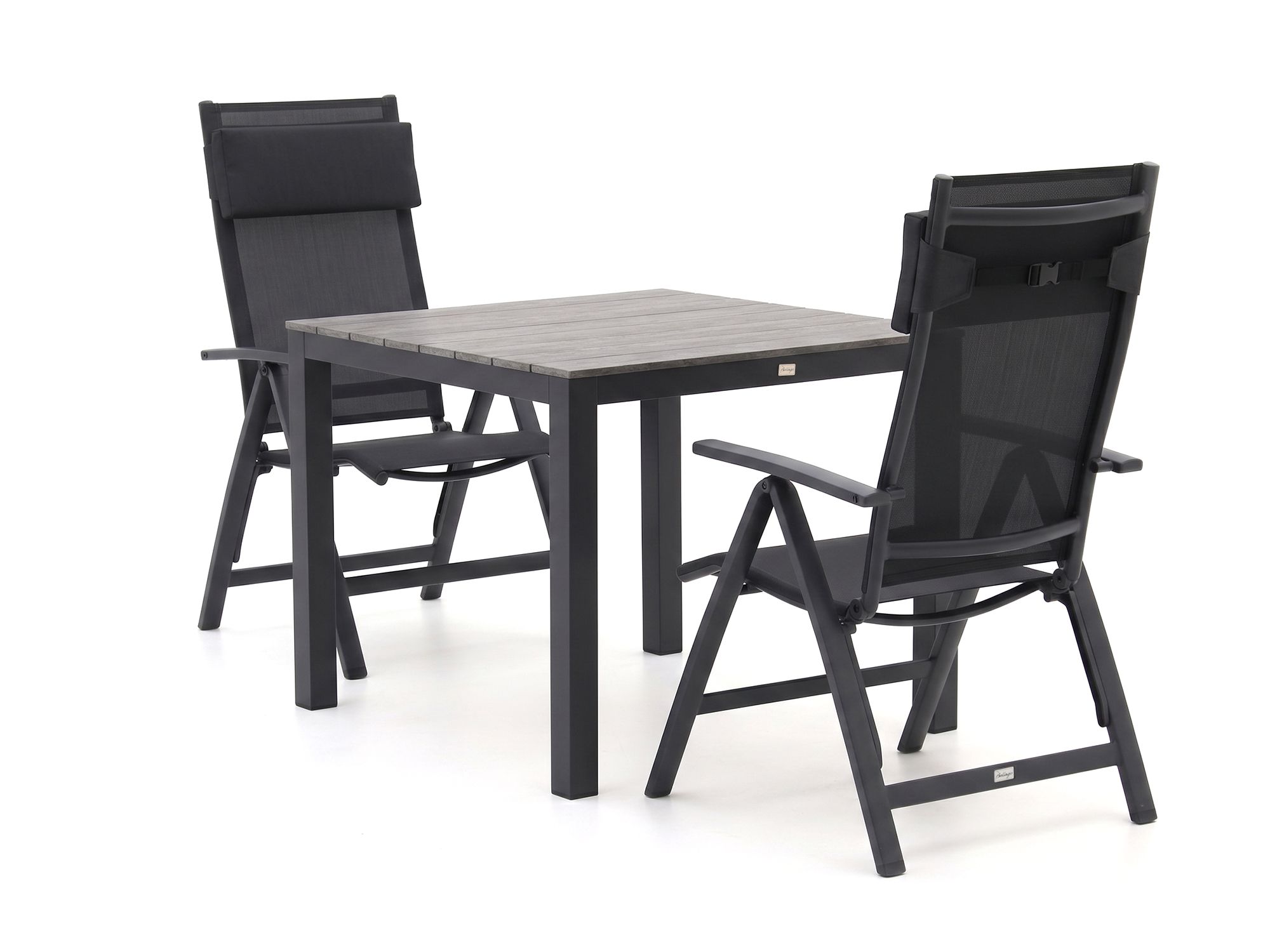 Bellagio Avenza/Fidenza 90cm dining tuinset 3-delig verstelbaar