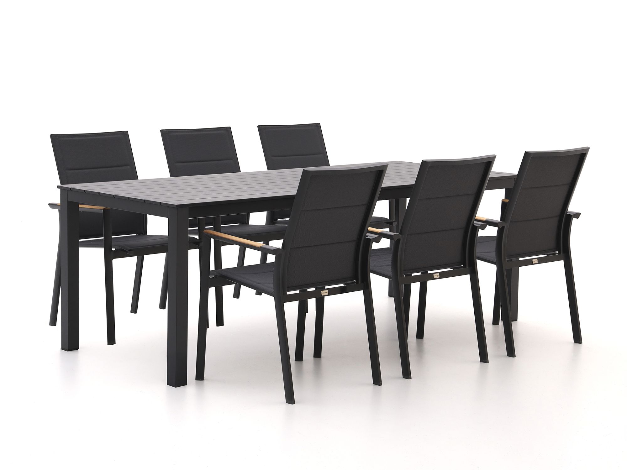 Bellagio Albinea/Menzano 220cm dining tuinset 7-delig stapelbaar