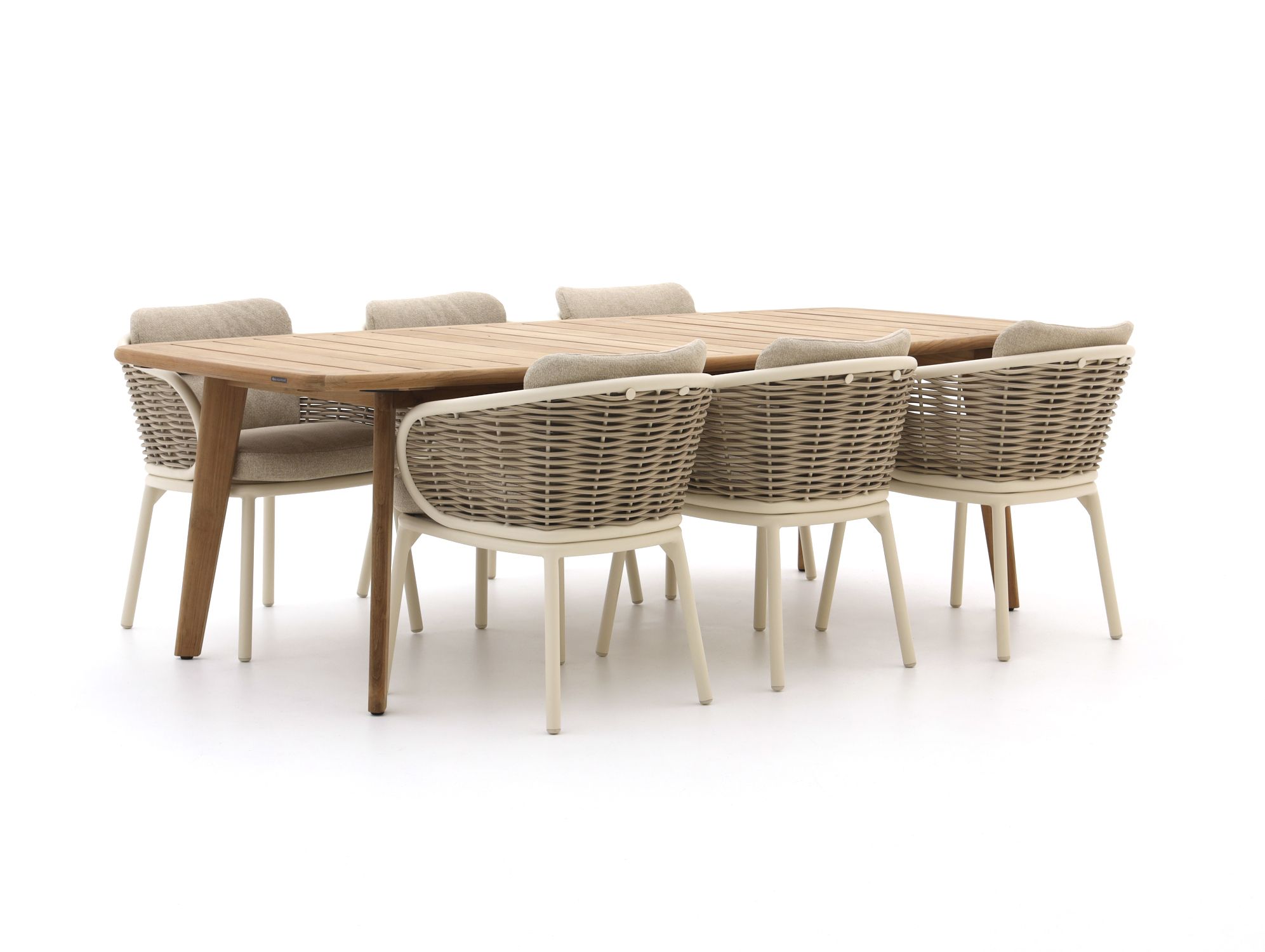 Apple Bee Pine Key/Martinique 250cm dining tuinset 7-delig