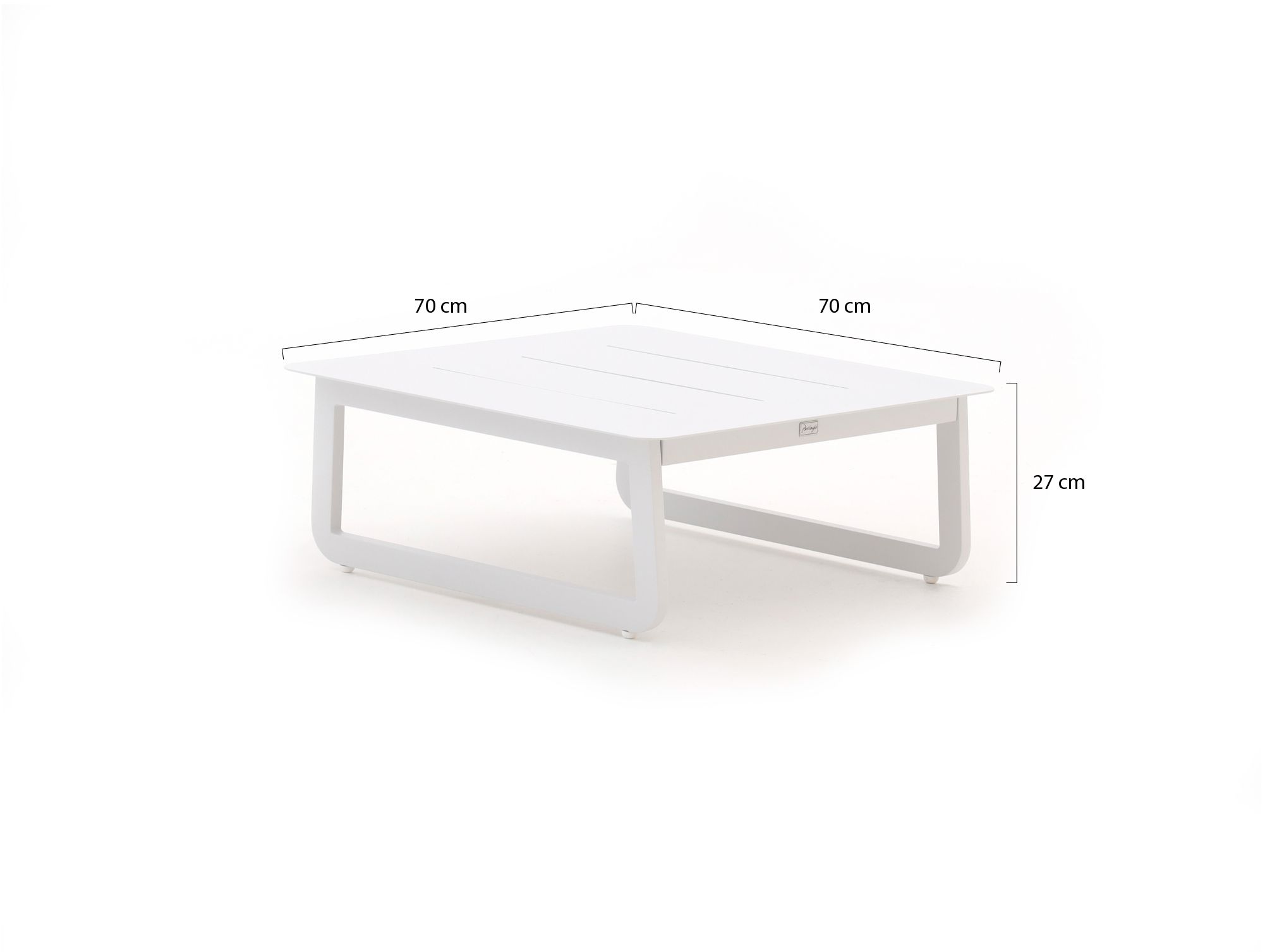 Bellagio Bertinoro lounge tuintafel 70x70x27cm