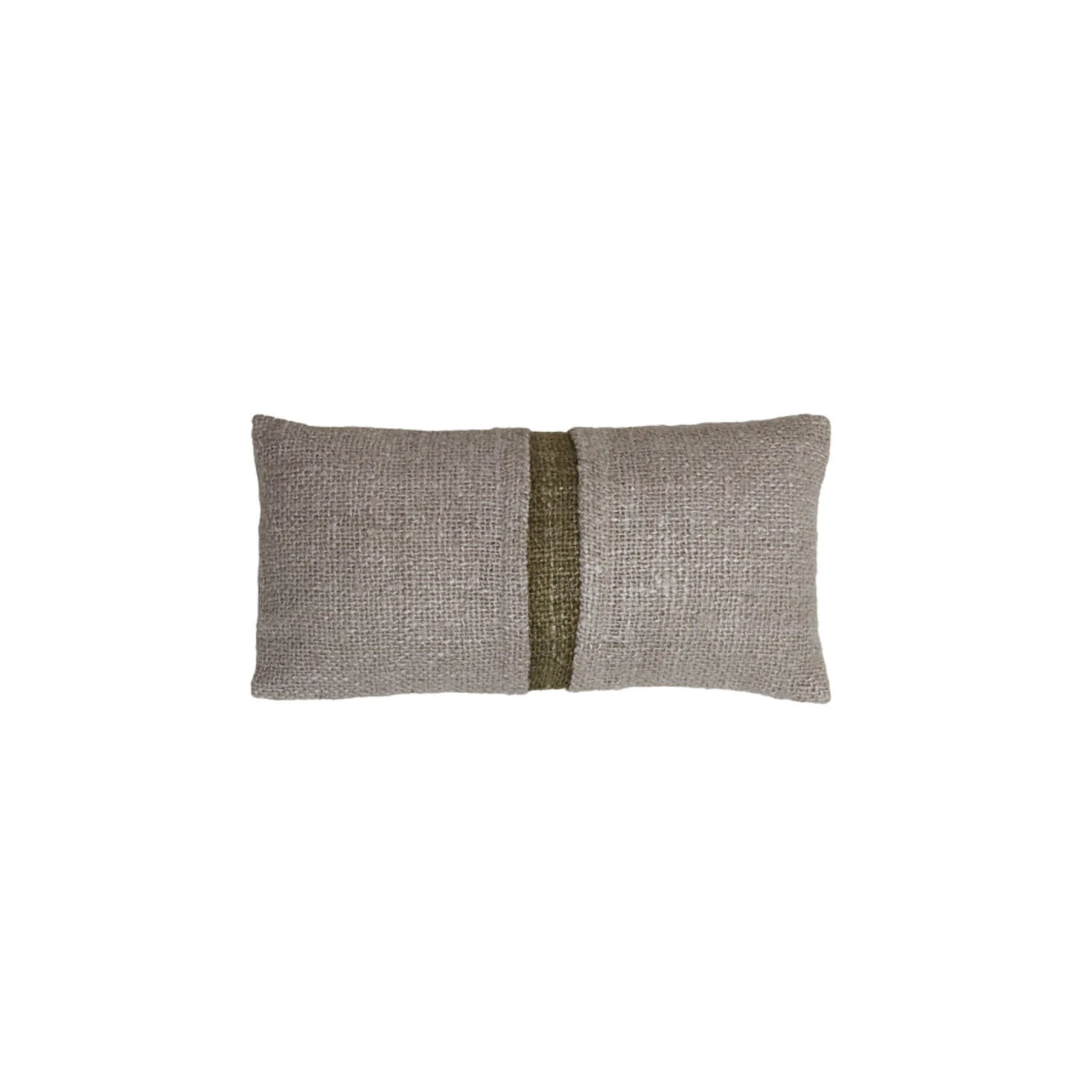 Kussen levis: Beige & Green